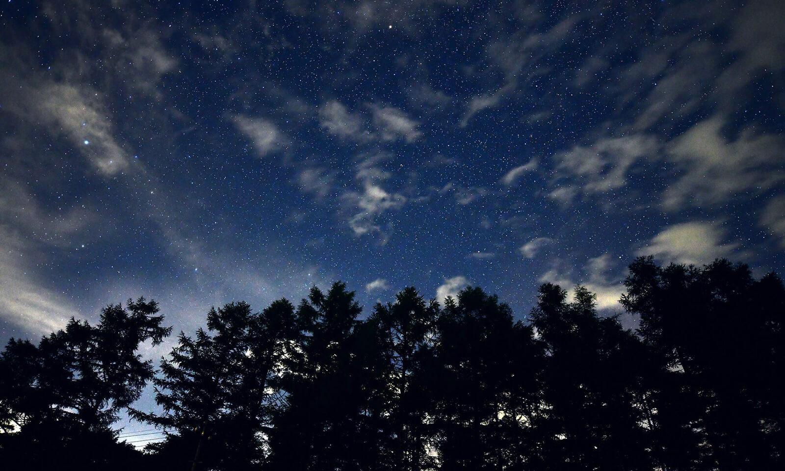 みなみまき村の澄んだ星空